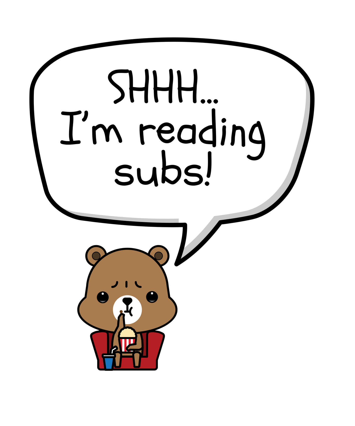 SHHH.. I'M READING SUBS!