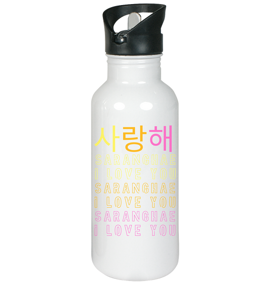 SARANGHAE I LOVE YOU - Edelstahl-Trinkflasche