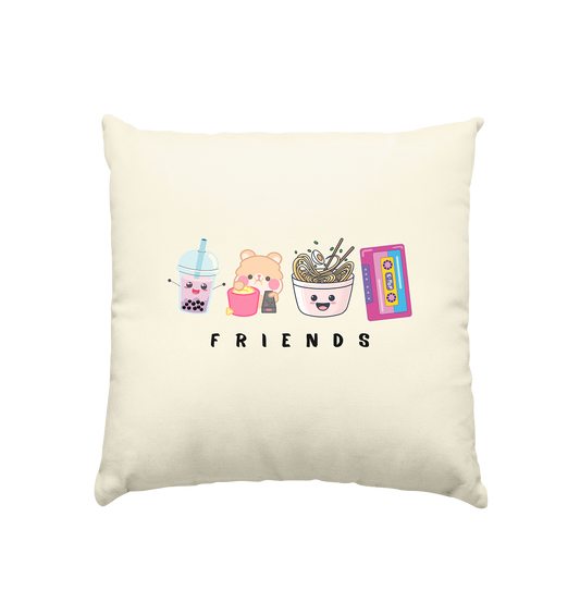 FRIENDS - Cushion natural 40x40cm