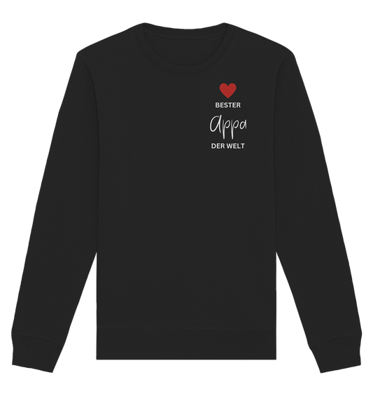 APPA DEFINITION + BEST APPA - BOTH SIDED - Organic Basic Unisex Sweatshirt