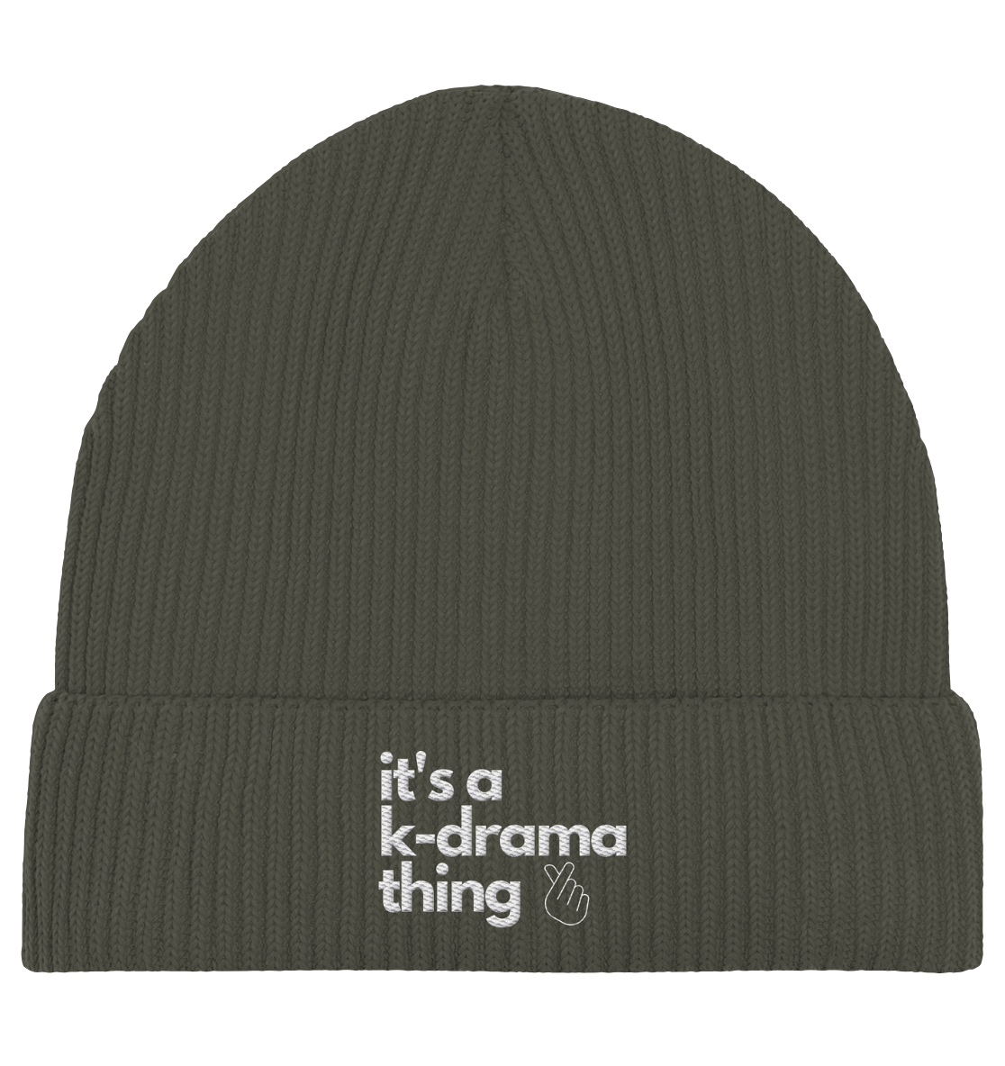 It's a K-Drama Thing - Stick - Organic Fisherman Beanie