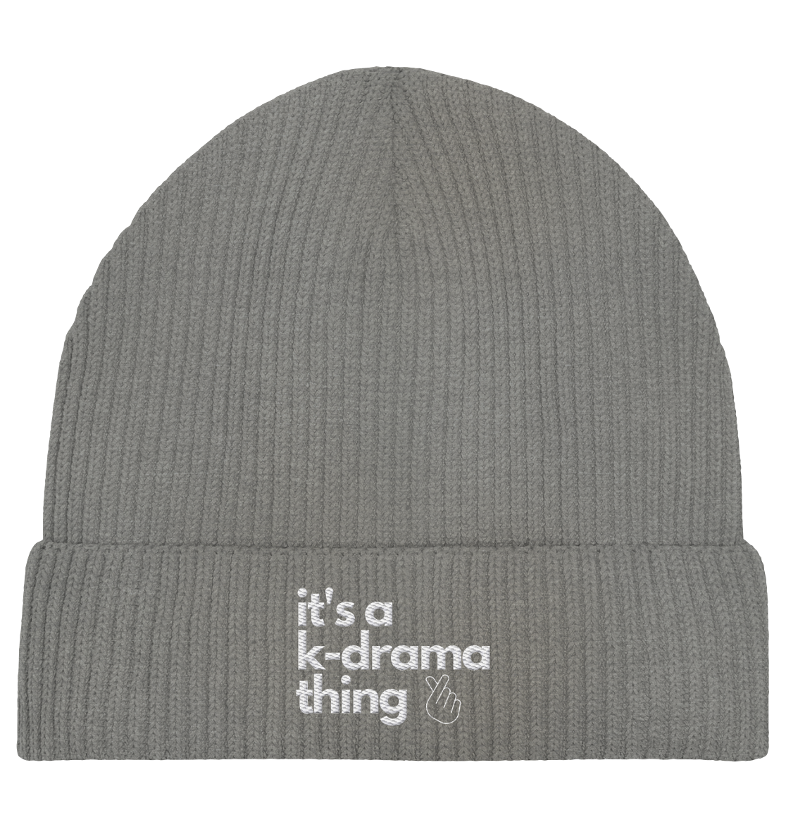 It's a K-Drama Thing - Stick - Organic Fisherman Beanie