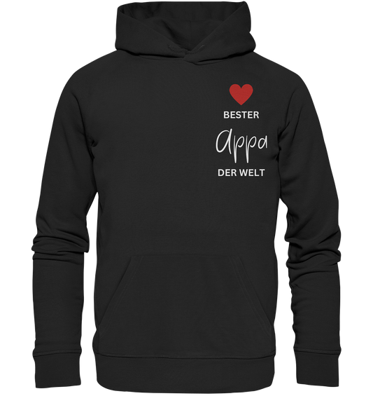 APPA DEFINITION + BEST APPA - BOTH SIDED - Organic Hoodie