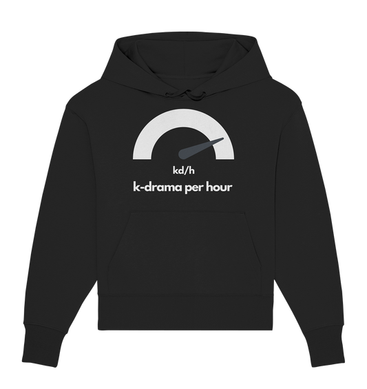 K-Drama per Hour - Organic Oversized Hoodie