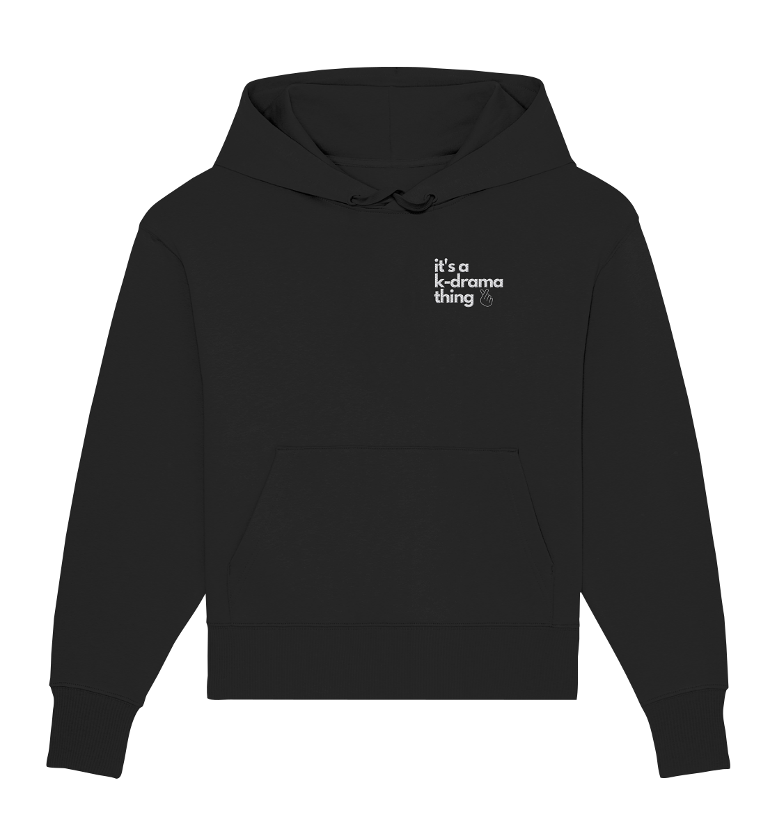 It's a K-Drama Thing - Stick - Organic Oversize Hoodie (Stick)