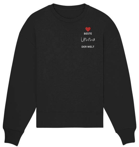 UMMA DEFINITION + BESTE UMMA - BEIDSEITIG - Organic Oversize Sweatshirt