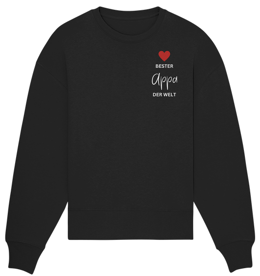 APPA DEFINITION + BEST APPA - BOTH SIDED - Organic Oversize Sweatshirt