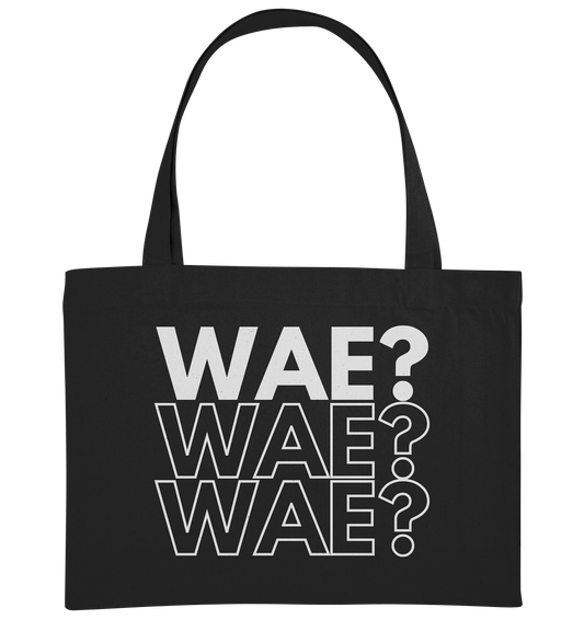 WAE? WAE? WAE? - Organic shopping bag