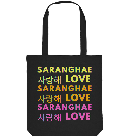 SARANGHAE LOVE NEON - Organic Tote-Bag