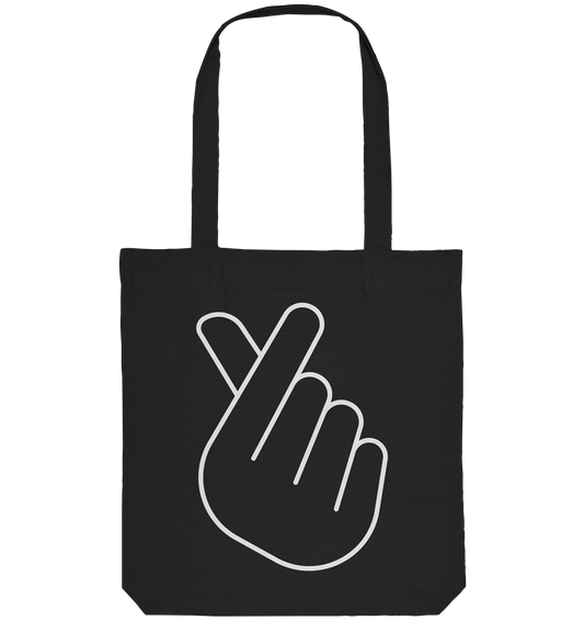 FINGER HEART - Organic Tote Bag