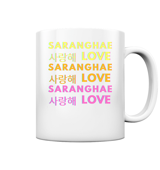 SARANGHAE LOVE NEON - Tasse glossy