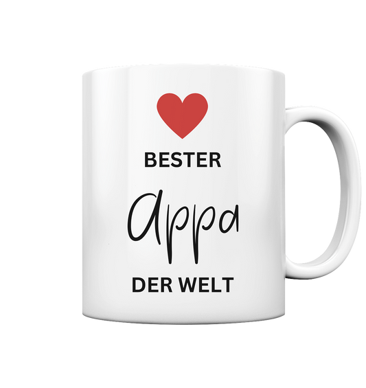 APPA DEFINITION + BESTER APPA - BEIDSEITIG - Tasse glossy