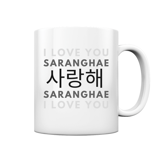 I LOVE YOU SARANGHAE - Tasse glossy