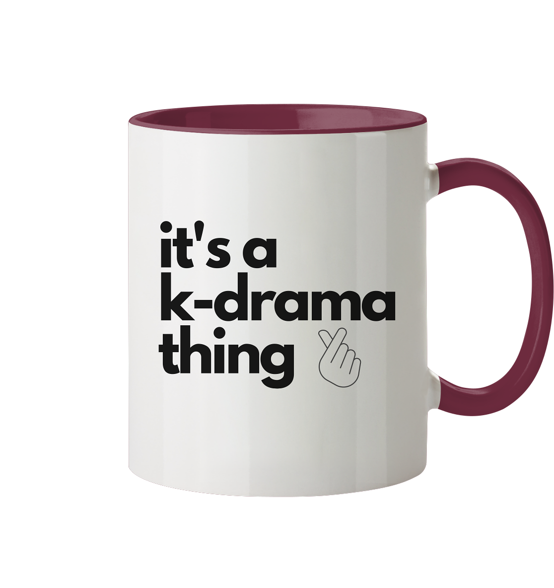 It's a K-Drama Thing - two-tone mug